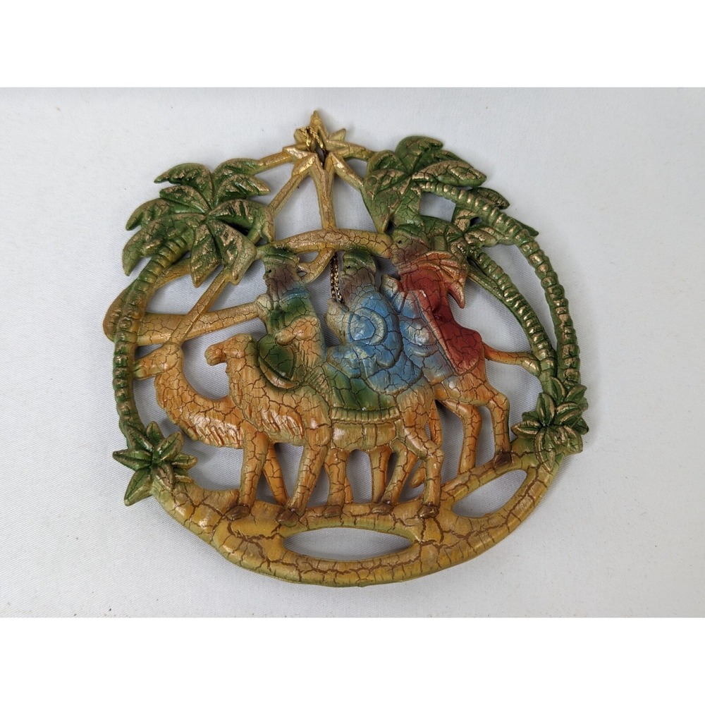 Nativity Three Wisemen Camel Christmas Ornament 4.5 Inch